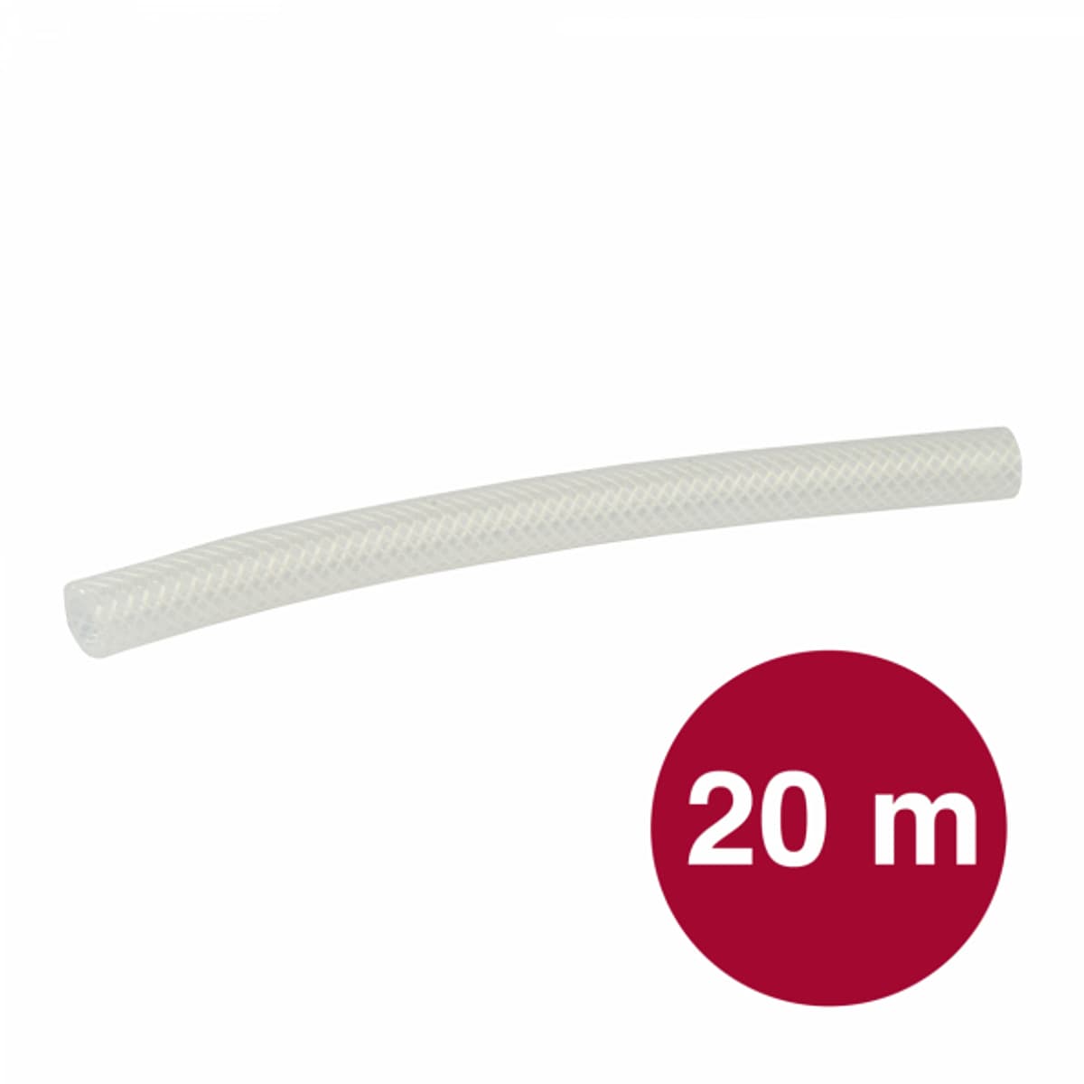 Silikonslange forsterket 9x14,5mm